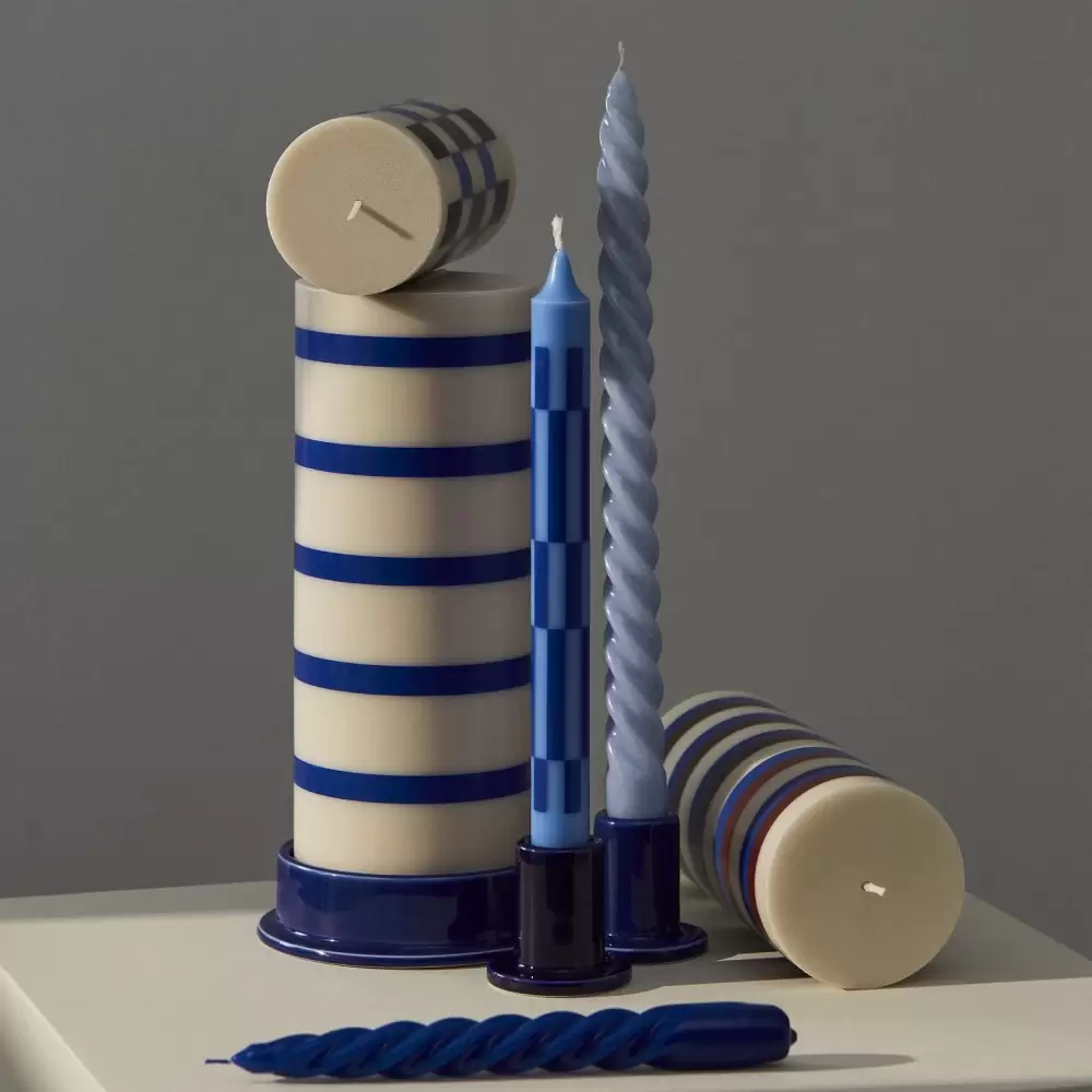 Świecznik Column 12,8 Cm Kremowy Hay