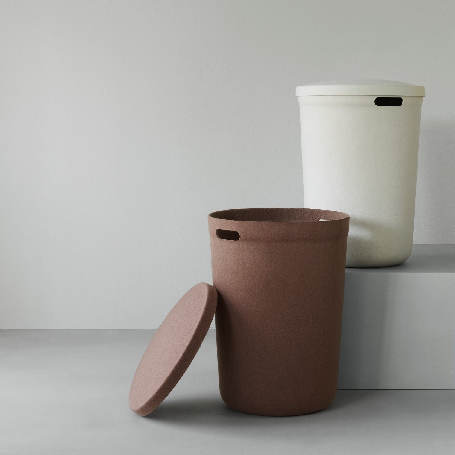 Kosz Na Pranie Hide Brązowy Normann Copenhagen