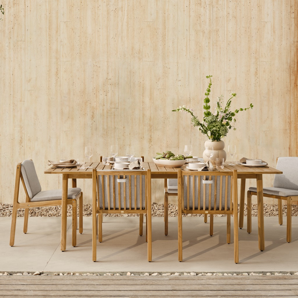 Zestaw Ogrodowy Patio Stół 220 Cm + 6 Krzeseł Bolia