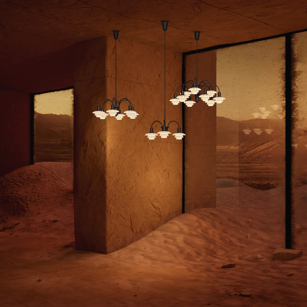 Lampa Wisząca Ph 1/1 Centenary Edition 6 Ramion Louis Poulsen