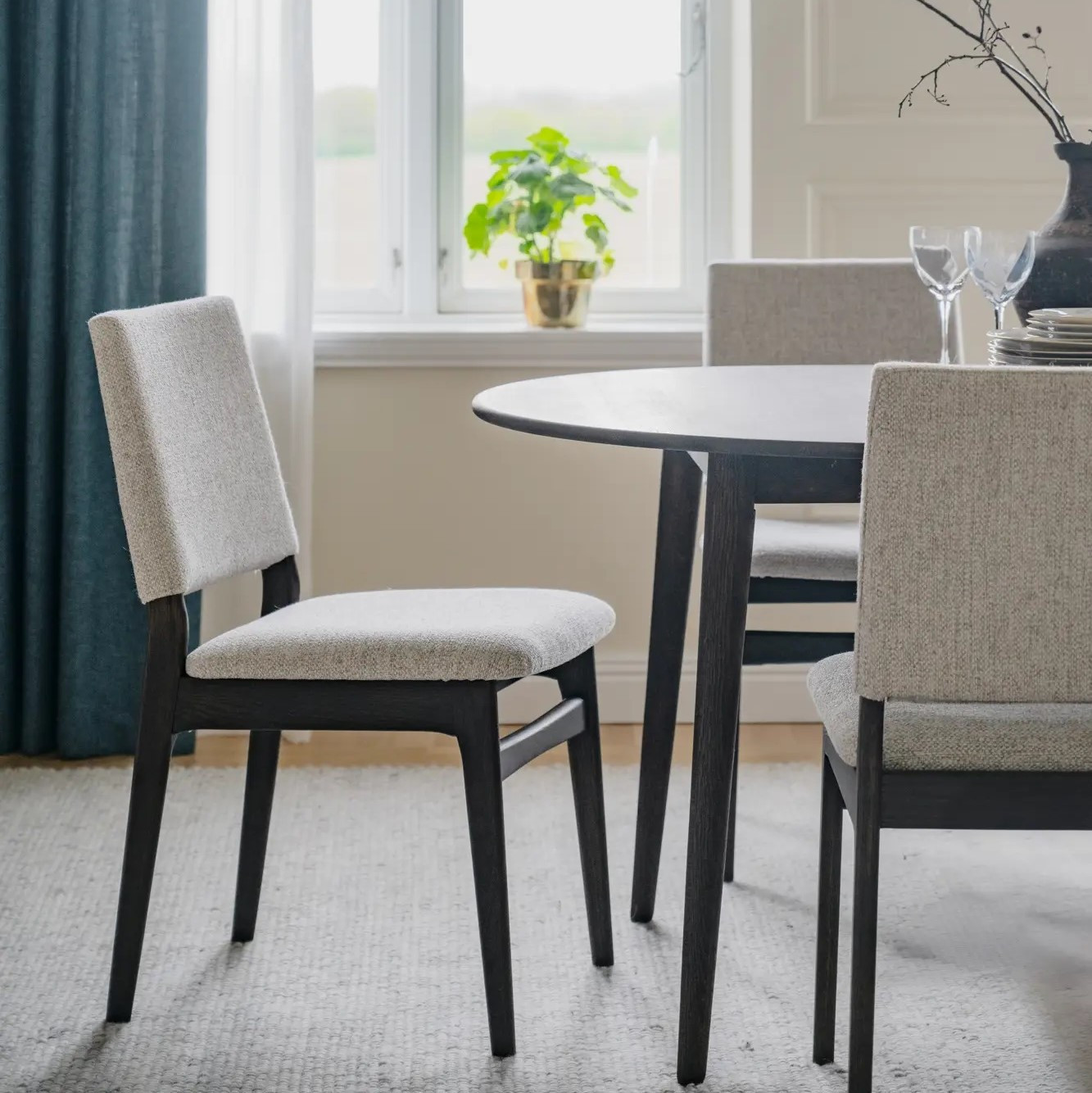 Krzesło Medford Brązowy Dąb Rowico