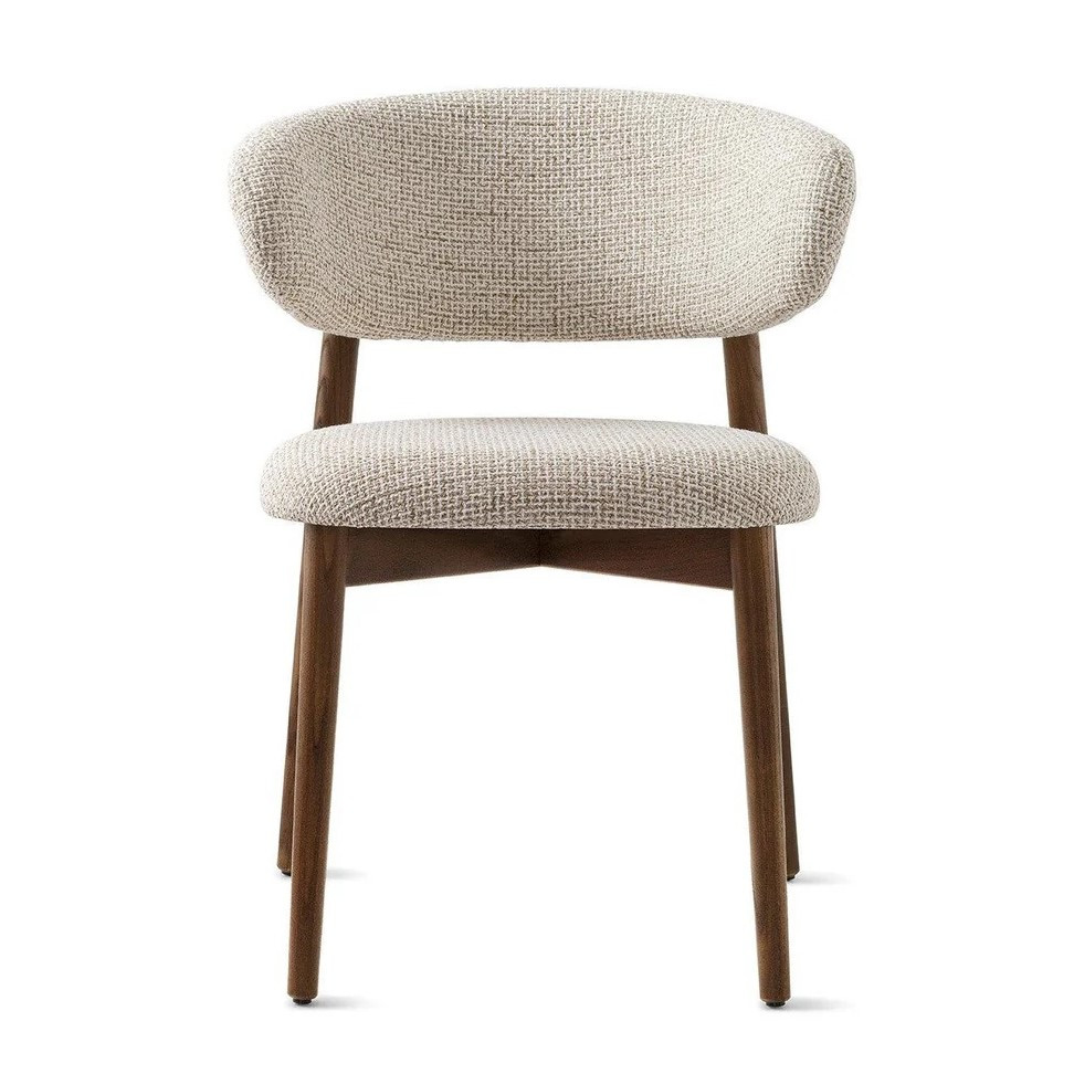 Krzesło Oleandro Orzech, Tkanina Sabbia Calligaris