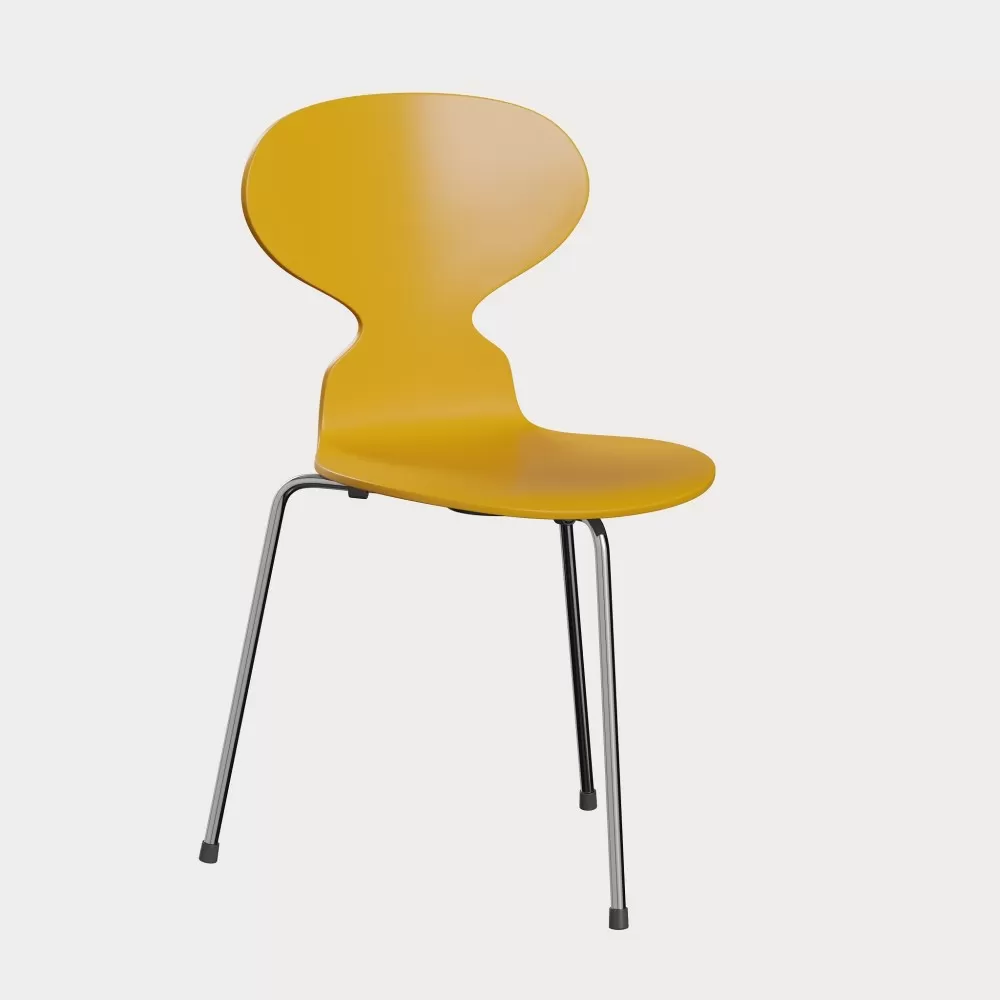 Krzesło ANT 3100 lakier żółte Fritz Hansen