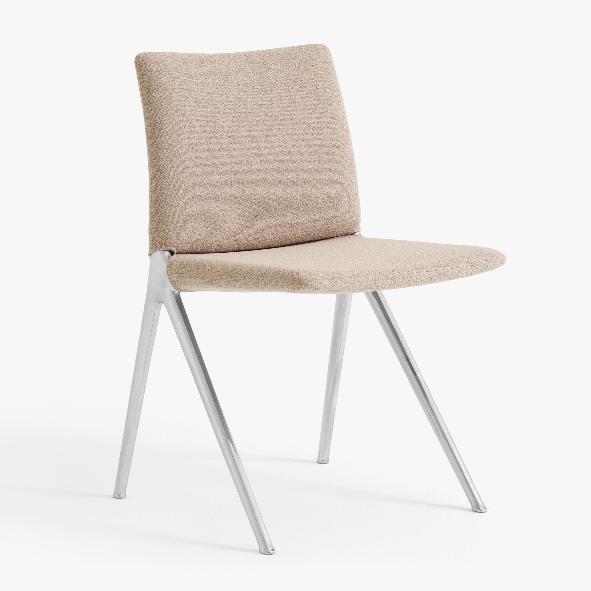 Krzesło Kape If7 Podstawa Polerowane Aluminium - Tapicerka Grain 61252 Andtradition