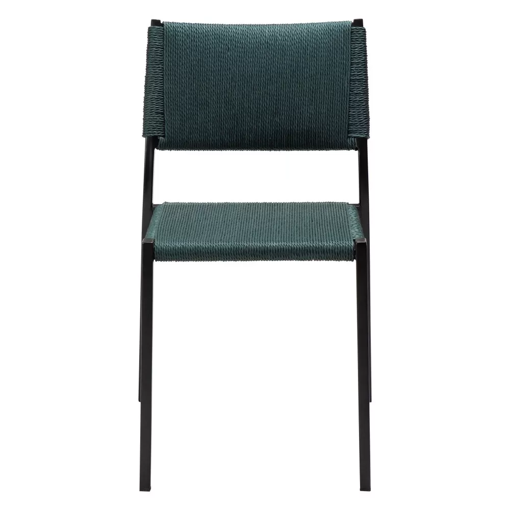 Krzesło Loop zielone Dan-Form