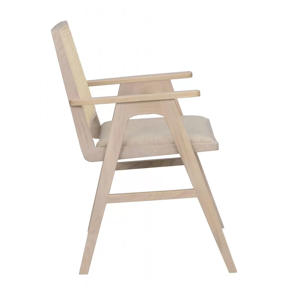 Krzesło Prestwick bielony dąb Rowico