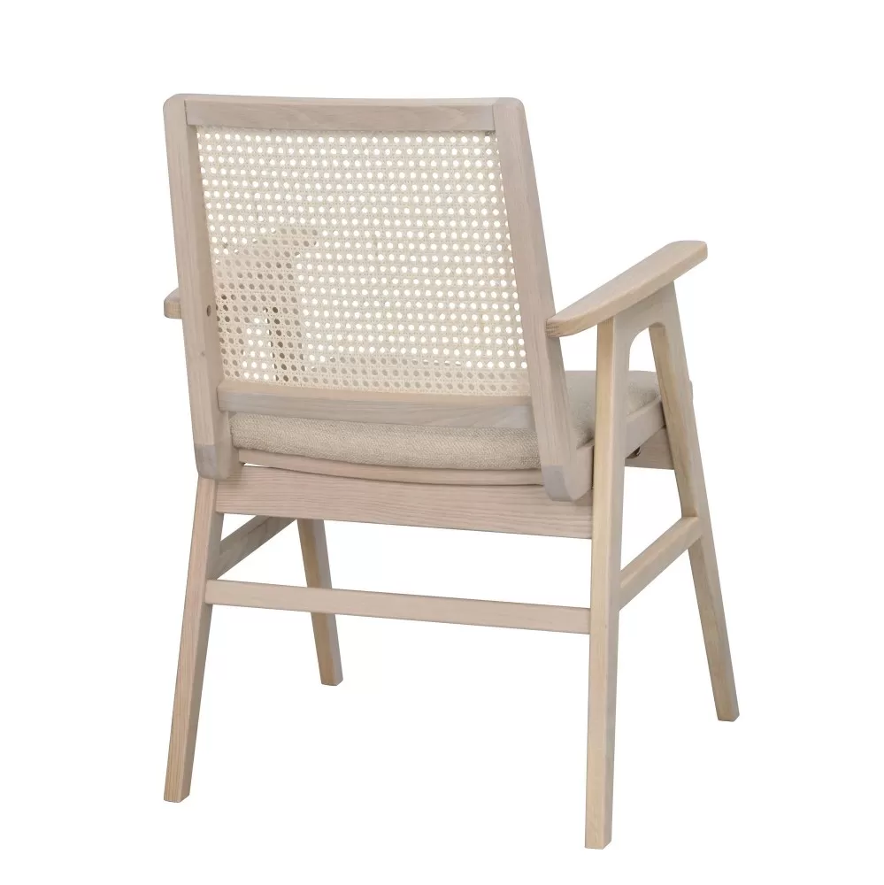 Krzesło Prestwick bielony dąb Rowico