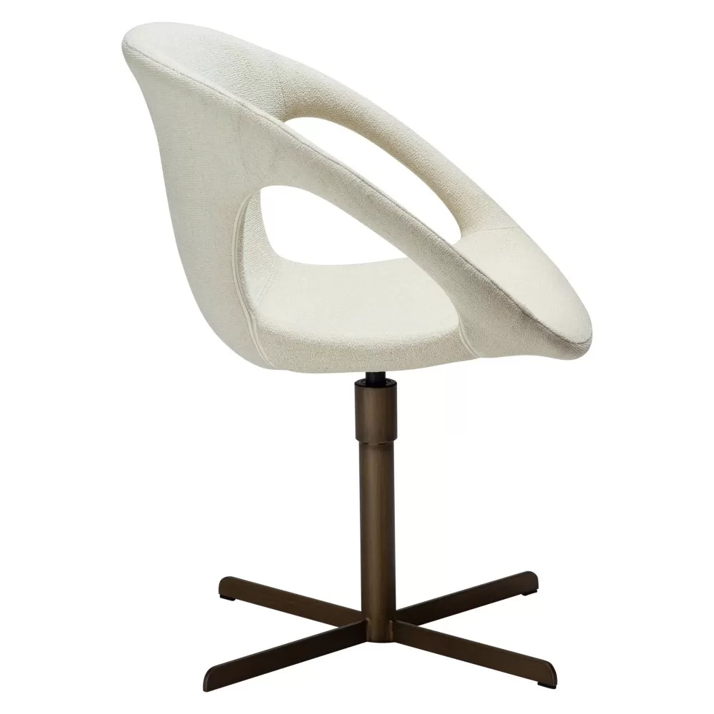 Krzesło obrotowe Carry białe Dan-Form