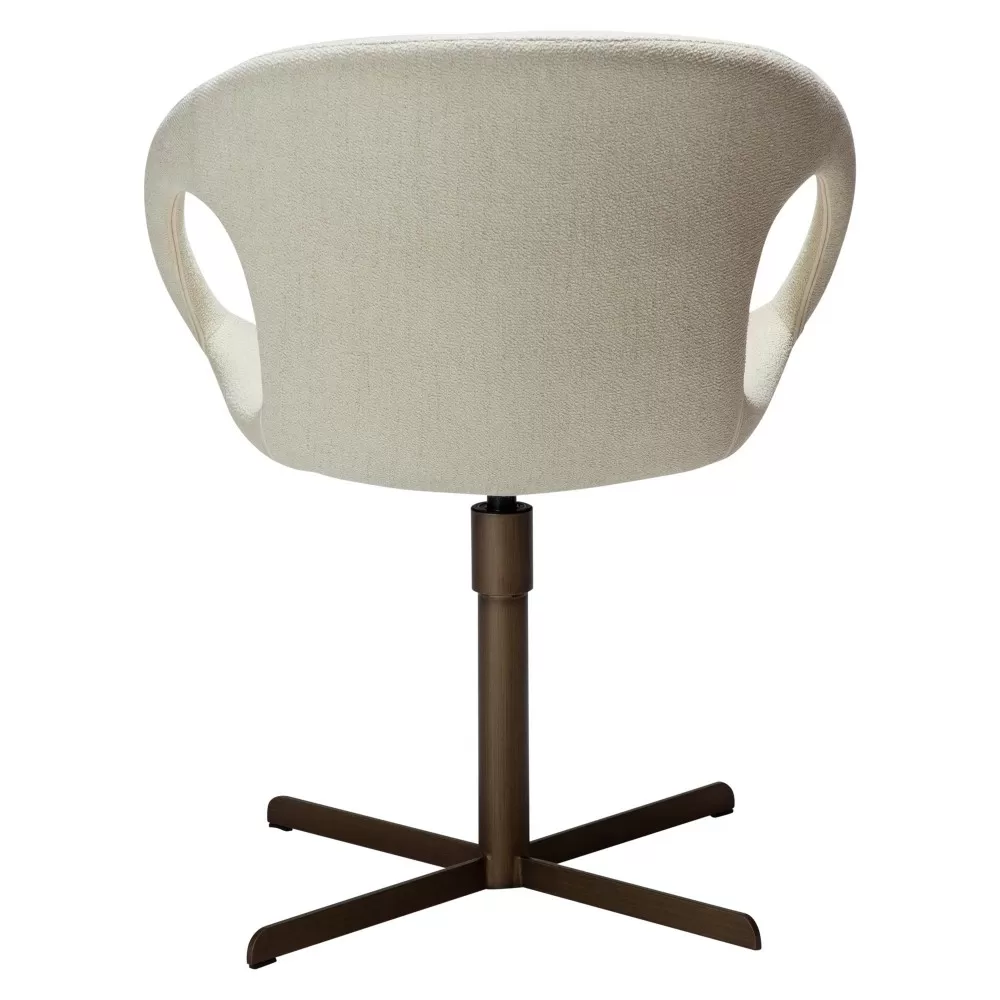 Krzesło obrotowe Carry białe Dan-Form