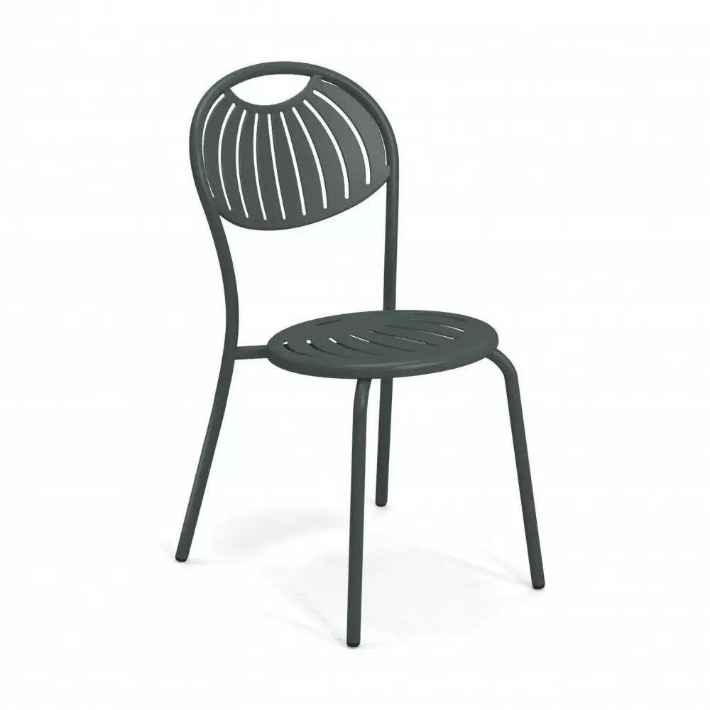 Krzesło ogrodowe Coupole ciemnozielone Emu