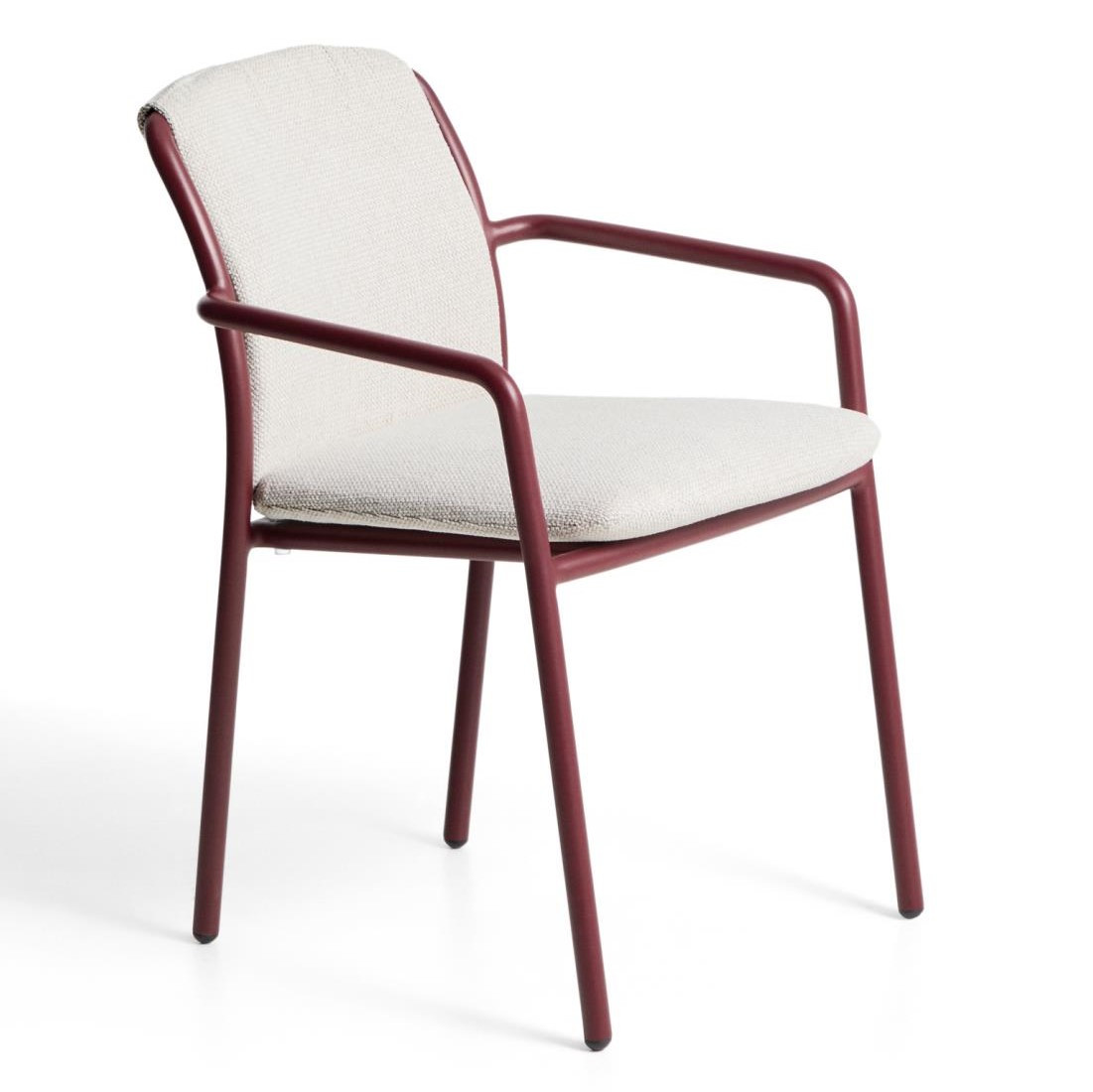 Krzesło Ogrodowe Linosa Bordowe Kave Home