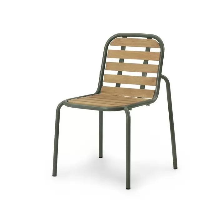 Krzesło ogrodowe Vig ciemnozielone Normann Copenhagen