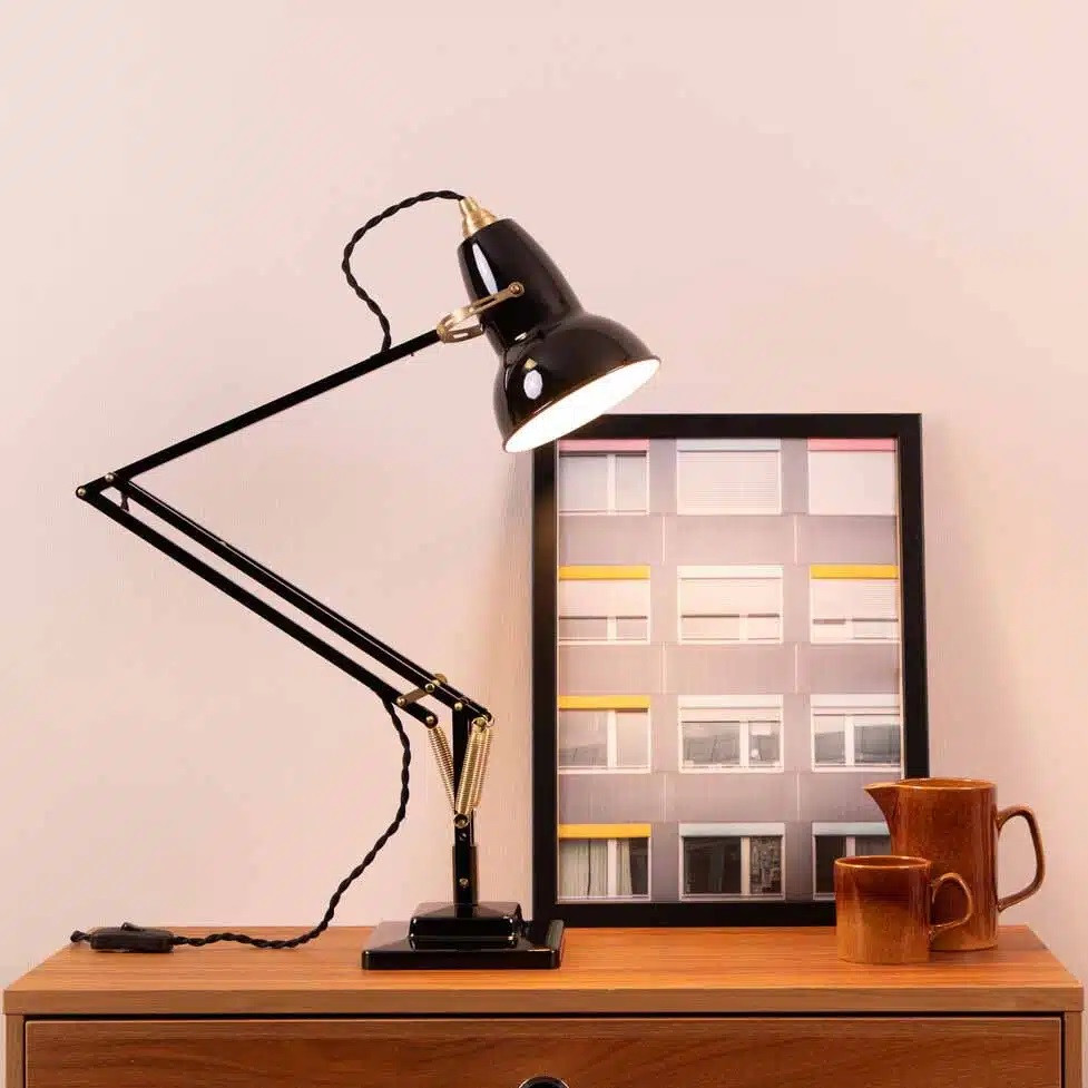 Lampa Biurkowa Original 1227 Brass Jet Black Anglepoise