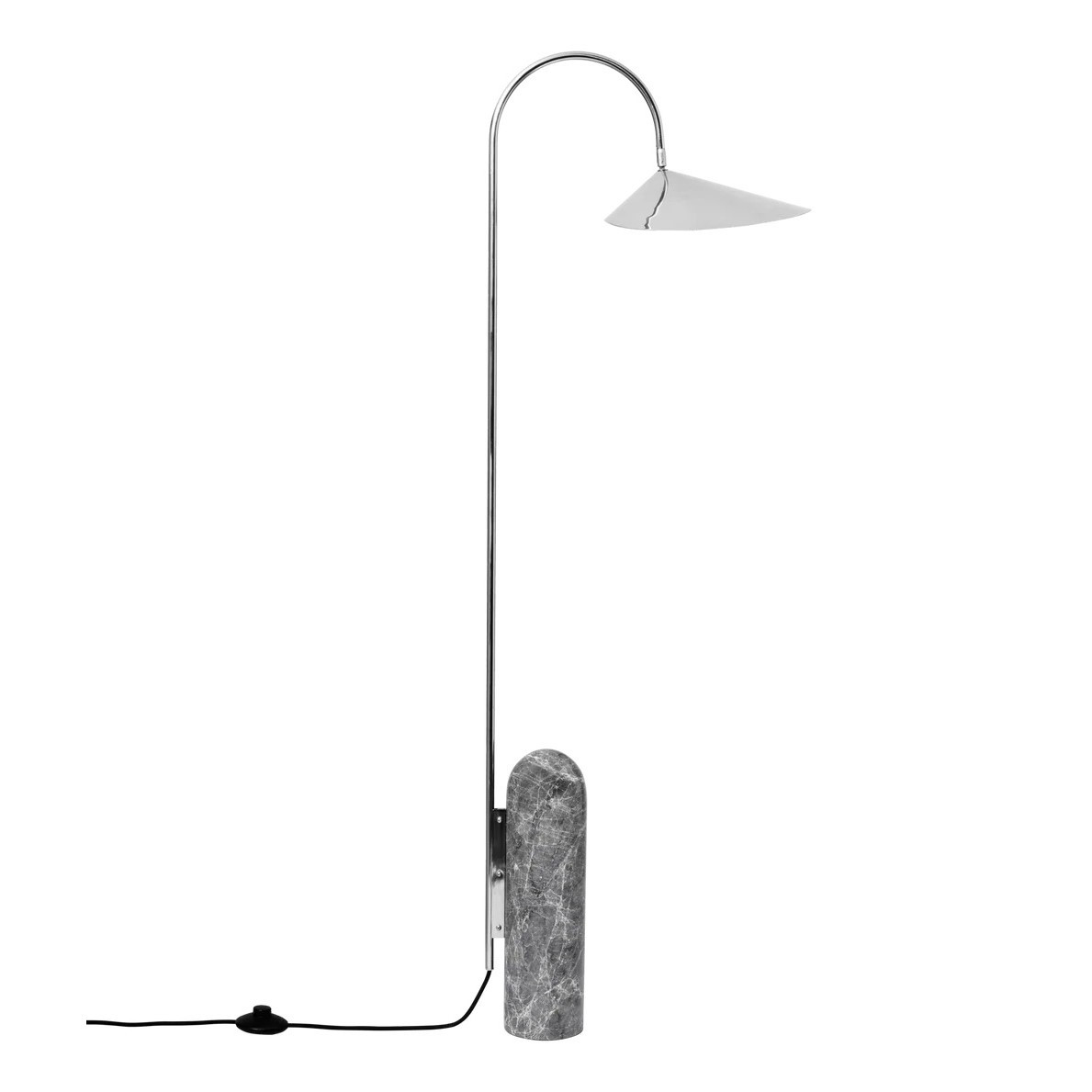 Lampa Podłogowa Arum Srebrna Ferm Living