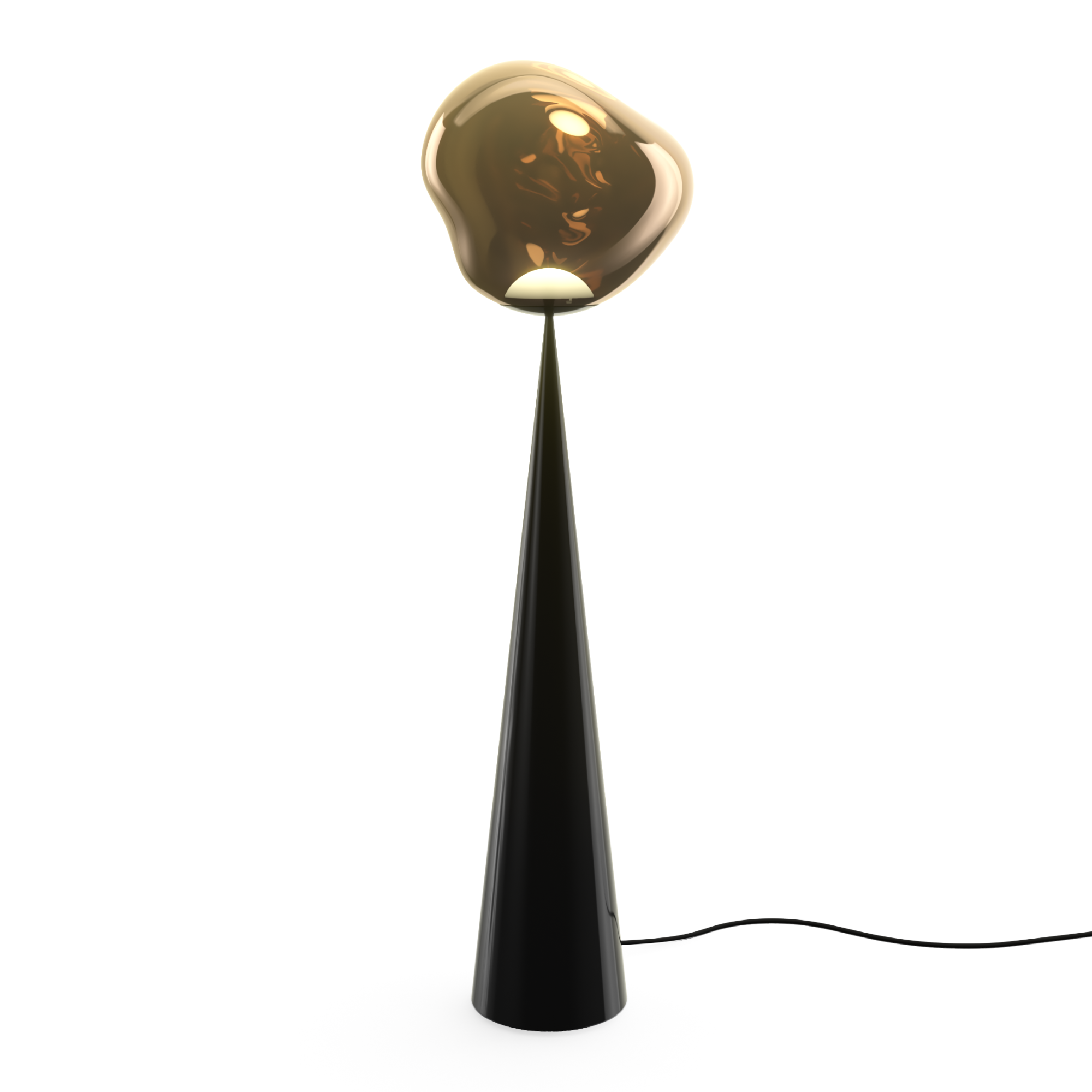 Lampa Podłogowa Melt Cone Fat Bronze Tom Dixon