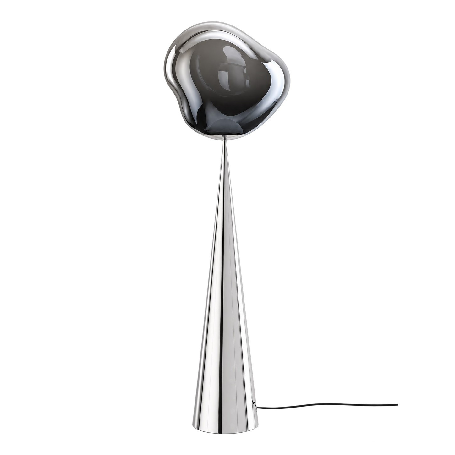 Lampa Podłogowa Melt Cone Fat Nickel Tom Dixon