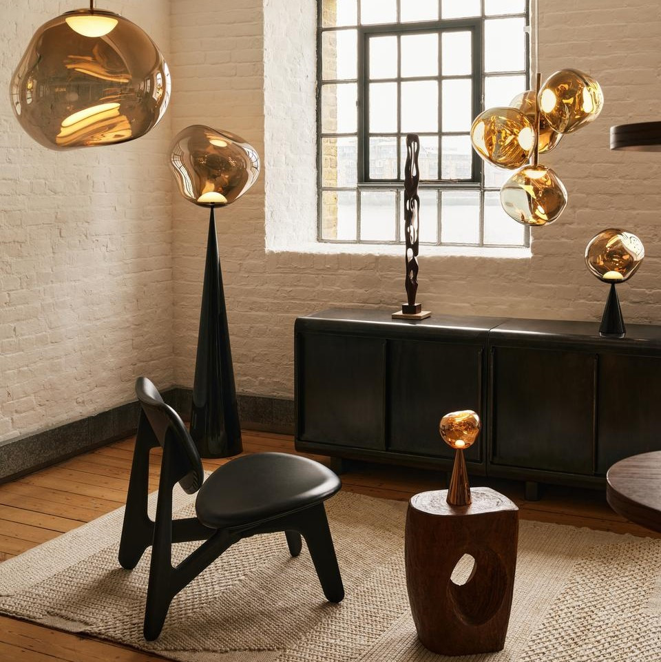 Lampa Podłogowa Melt Cone Fat Bronze Tom Dixon