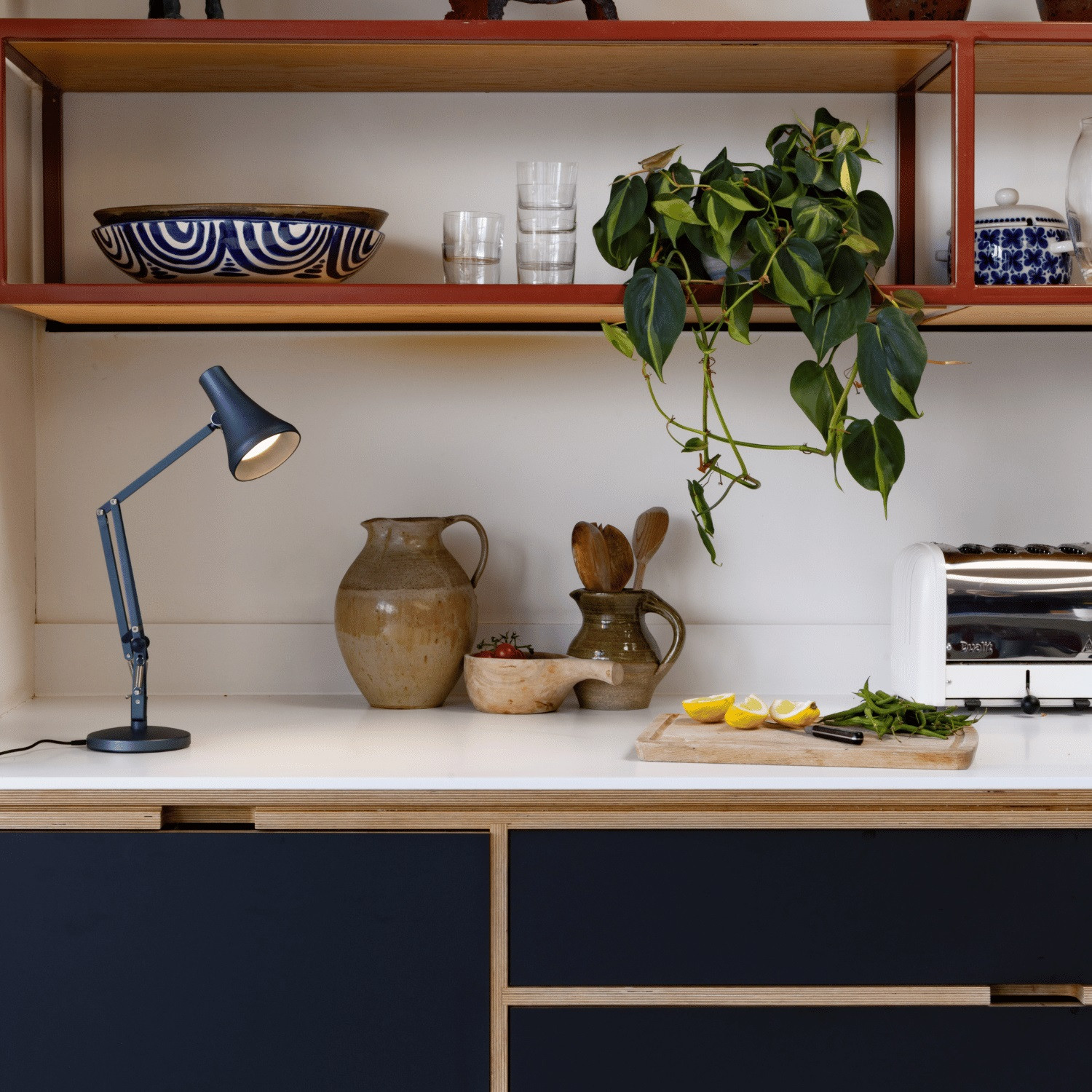 Lampa Przenośna Type 90 Mini Mini Steel Blue Anglepoise