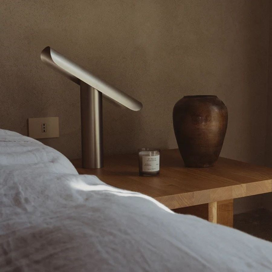 Lampa Stołowa T-Lamp Srebrna Frama