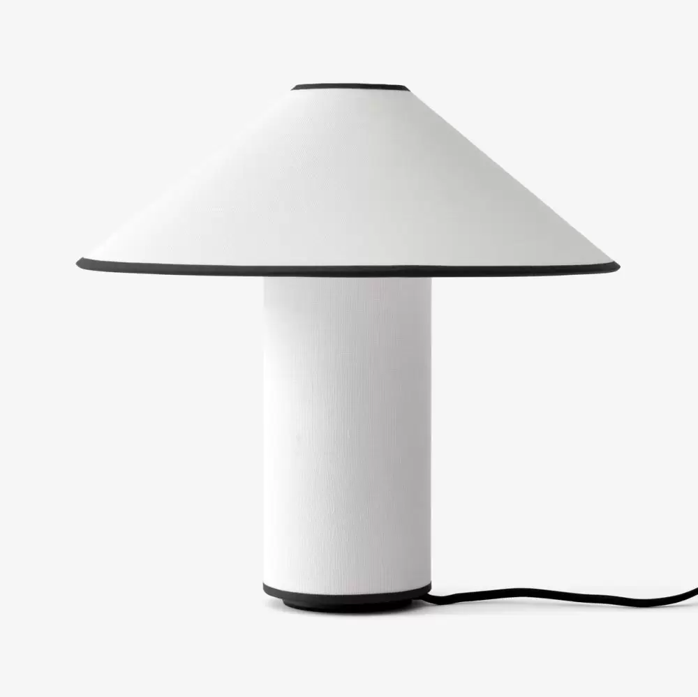 Lampa stołowa Colette ATD6 czarna lamówka Andtradition