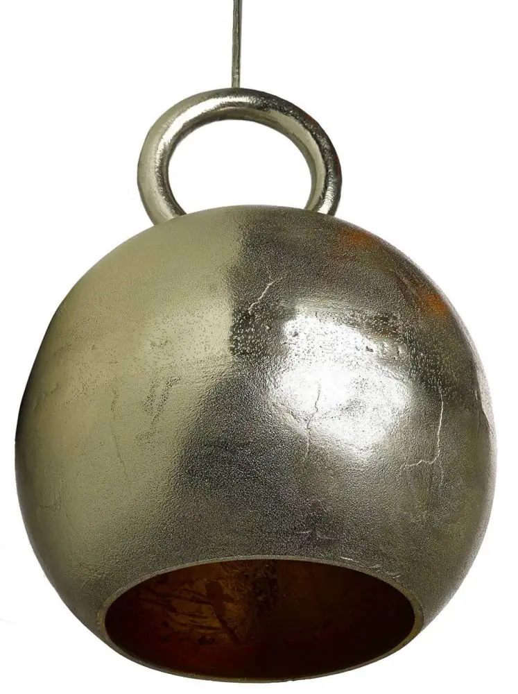 lampa wisząca kettlebell copper silver pols potten