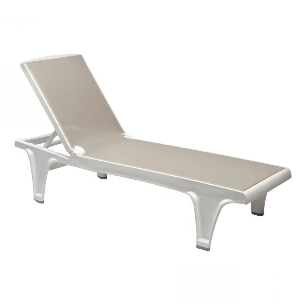 Leżak Tahiti Z Białą Ramą Scab Design