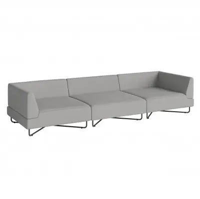 Sofa ogrodowa Orlando 3 moduy bezza light grey Bolia