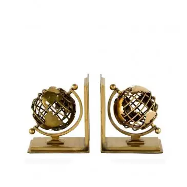 Zakładki do książek Globe set of 2 Antique brass Eichholtz