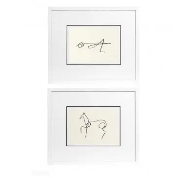 Obrazy Pablo Picasso set of 2 Eichholtz