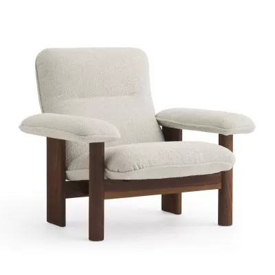 Fotel Brasilia Walnut Moss 0011