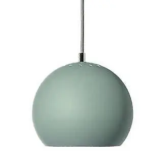 LAMPA WISZCA BALL JASNOSZARA MATOWA 18 CM FRANDSEN