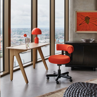 Biurko Slab naturalny dąb Tom Dixon