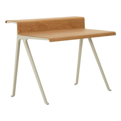 Kurýrní stůl, světlý dub – světle šedá základna Vitra