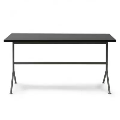 Biurko Kip szara podstawa ciemnobrązowe Normann Copenhagen