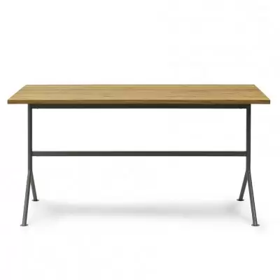 Biurko Kip szara podstawa dębowe Normann Copenhagen