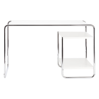 Biurko S 285/2 Z Półkami Białe Thonet