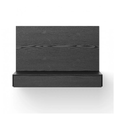 Biurko ścienne Tana czarny dąb New Works