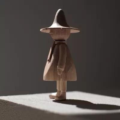 Figurka Dekoracyjna Moomin x SNUFKIN Dąb Naturalny S Boyhood