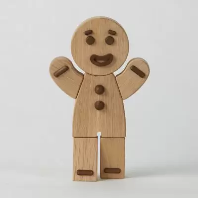 Figurka Dekoracyjna Gingerbread Man Db Naturalny L Boyhood