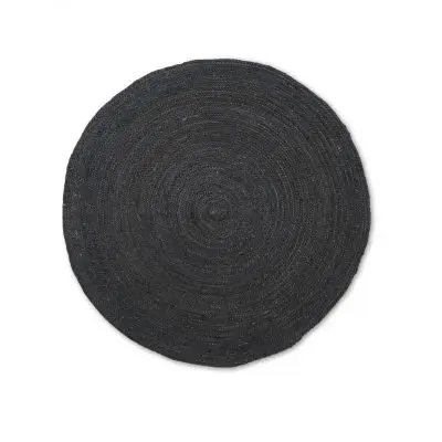 DYWAN ETERNAL OKRĄGŁY 120 CM CZARNY FERM LIVING