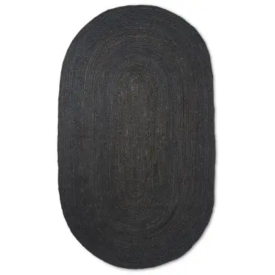 Dywan Eternal Owalny 230 Cm Czarny Ferm Living