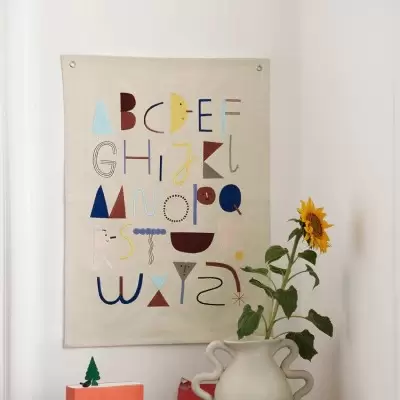 Dekoracja ścienna Alphabet Ferm Living