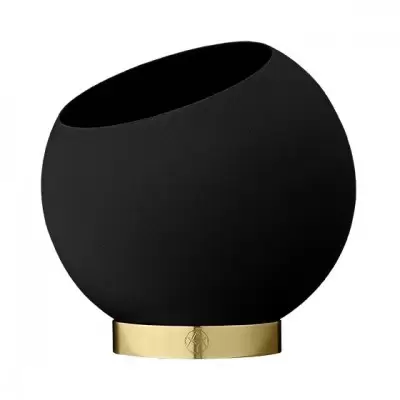 Donica Globe 15,4 cm czarna AYTM