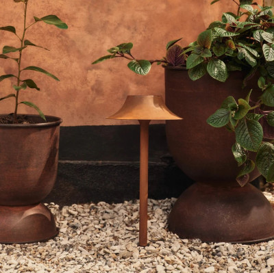 Donica ogrodowa Hourglass large rdzawa Ferm Living