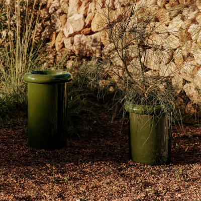 Donica ogrodowa Rollo 36 cm zielona Ferm Living