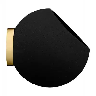 Donica ścienna Globe 18,8 cm czarna AYTM