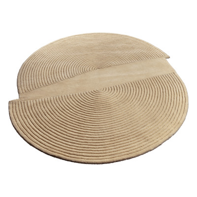 Dywan Zen Split 157x180 Cm Beżowy Bolia