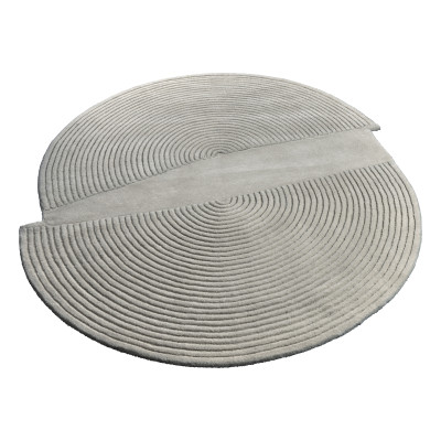 Dywan Zen Split 157x180 Cm Jasnoszary Bolia