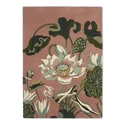 Dywan waterlily dusty rose Wedgwood