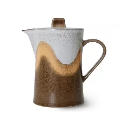 Dzbanek ceramiczny do herbaty 70s oasis HKliving